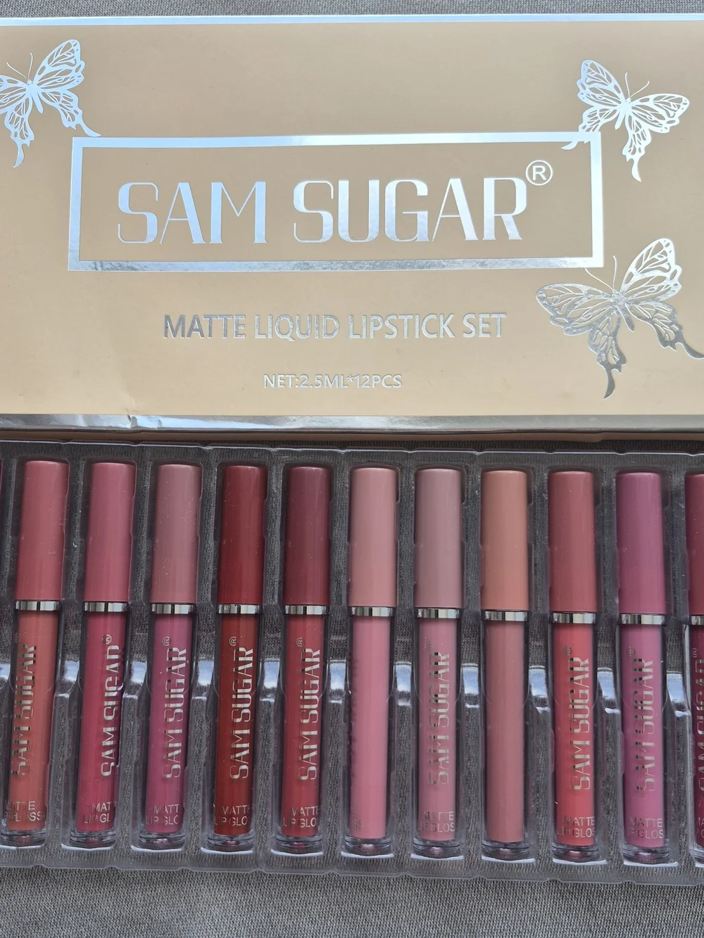 Matte Liquid Lipstick Set - Pink & Nude Shades